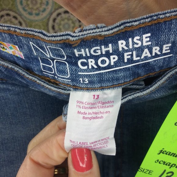 2013 Size13 Jeaniemade No Boundaries NWT Flare Leg Jeans - Picture 6 of 6